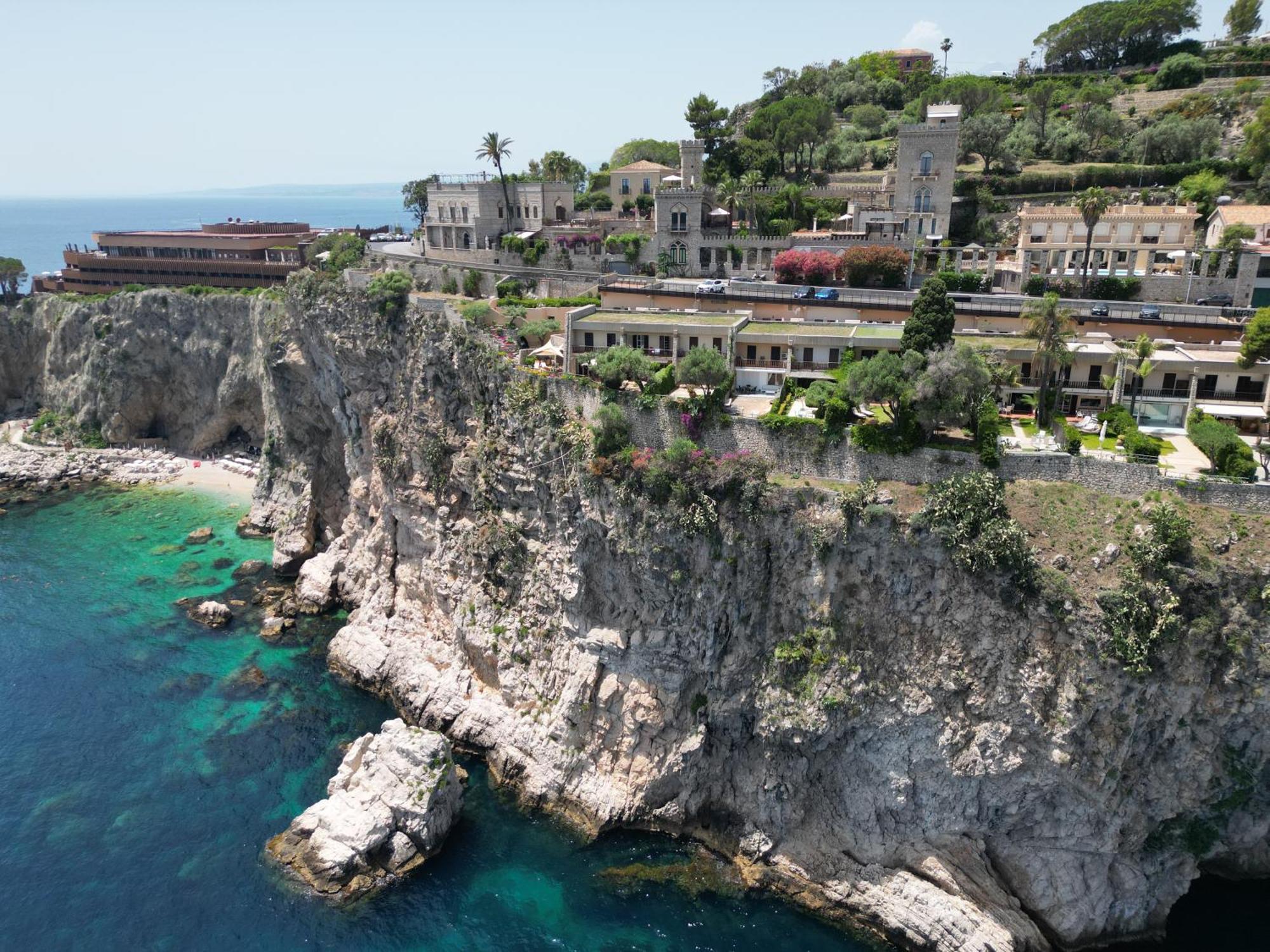 Villa Infinity Vista Mare E Relax Taormina Kültér fotó