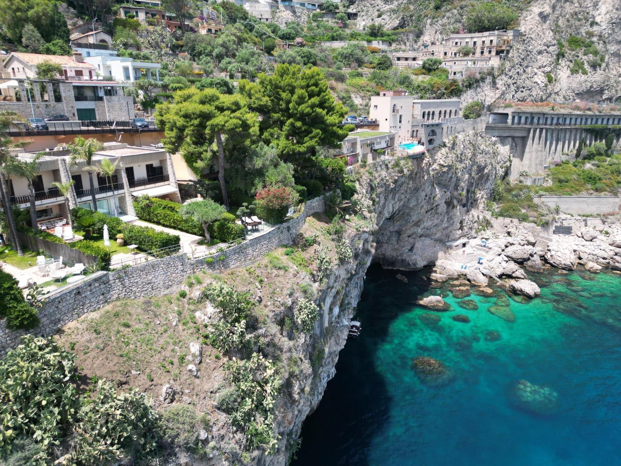 Villa Infinity Vista Mare E Relax Taormina Kültér fotó