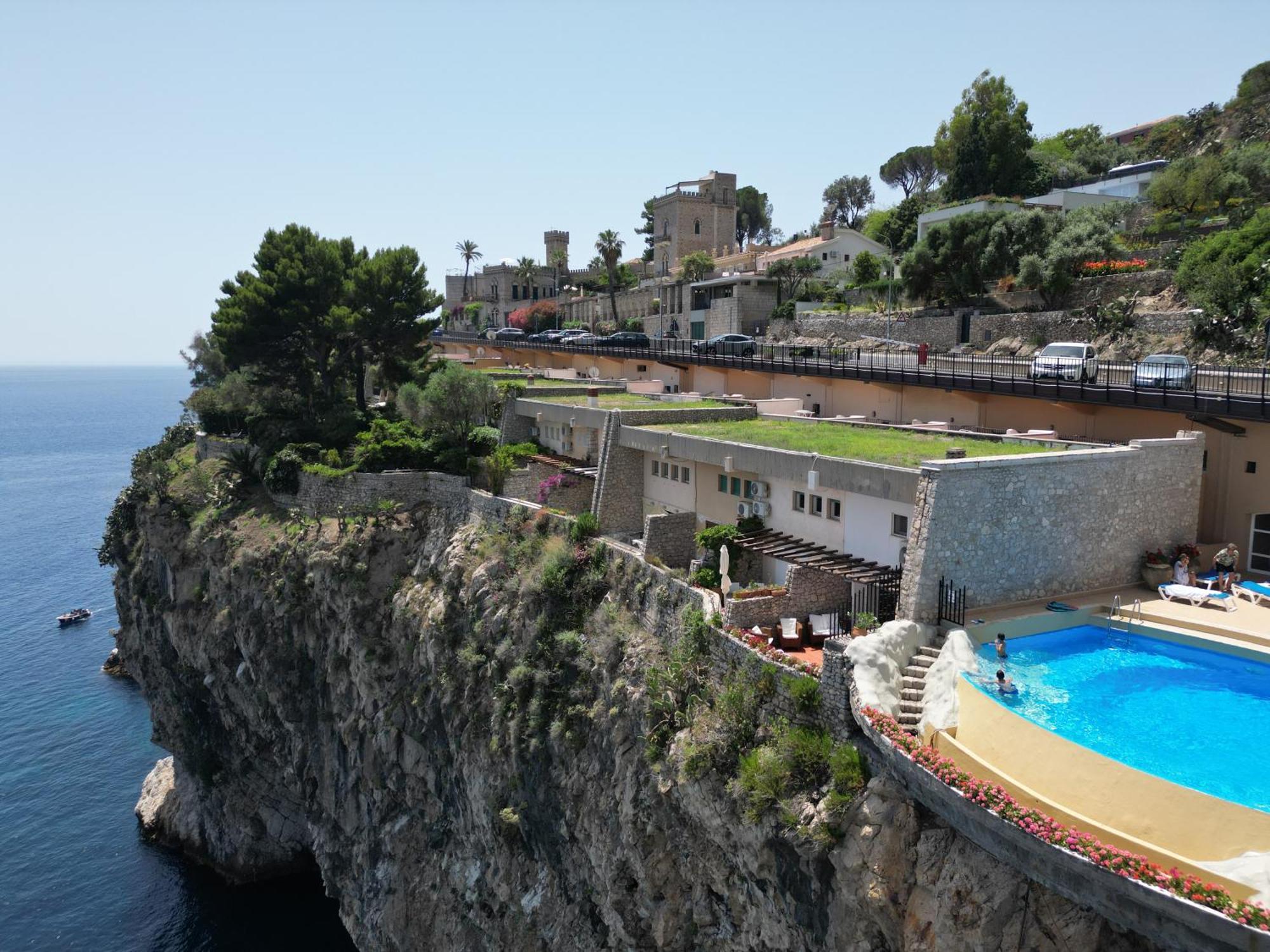 Villa Infinity Vista Mare E Relax Taormina Kültér fotó